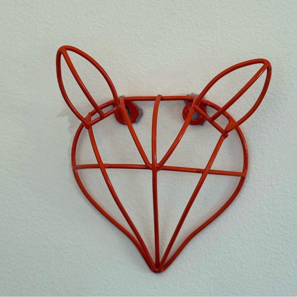 Crate & Kids Fox Coated Wire Wall Hook * Kids * Nursery Decor * MCM vibe